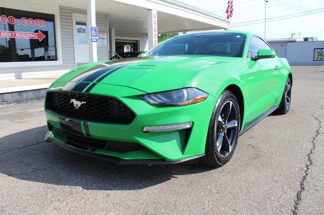 2019 Ford Mustang — rear three-quarter view