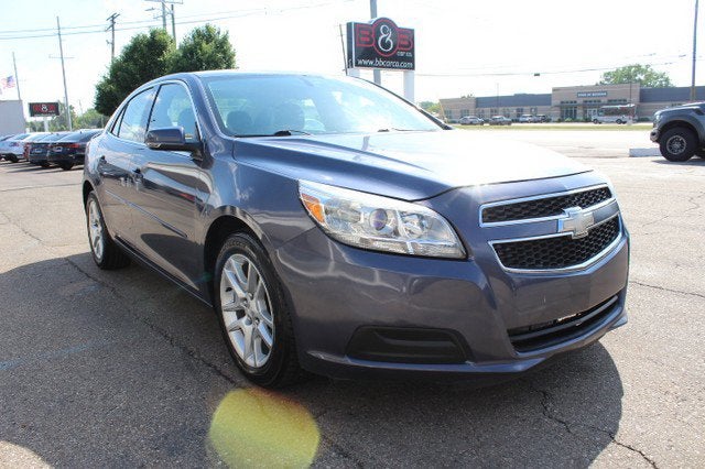 2013 Chevrolet Malibu LT in Atlantis Blue Metallic — front three-quarter view