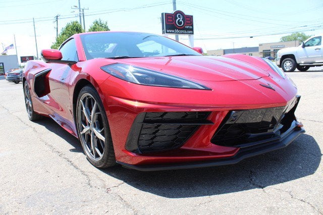 2023 Chevrolet Corvette 2LT in Red Mist Metallic Tintcoat — front three-quarter view